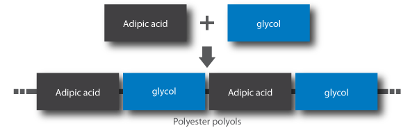 Petroleum-based Polyester Polyol Formation